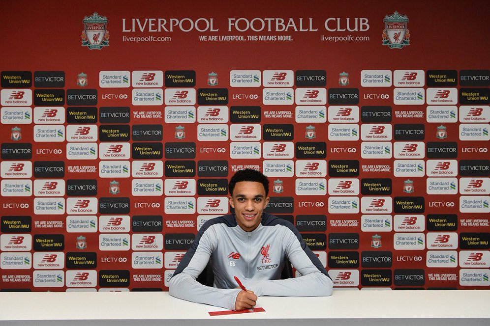 Liverpool Resmi Perpanjang Kontrak Trent Alexander-Arnold Liverpool Resmi Perpanjang Kontrak Trent Alexander-Arnold