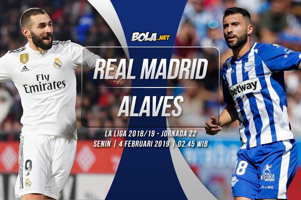 Live Streaming La Liga di SCTV: Real Madrid vs Alaves Live Streaming La Liga di SCTV: Real Madrid vs Alaves