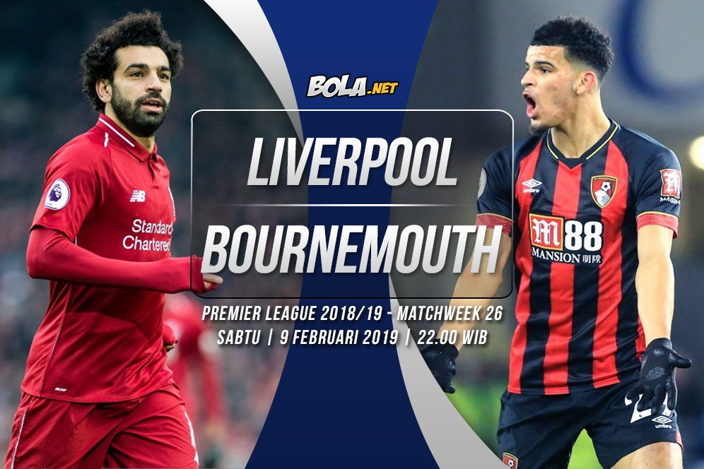 Data dan Fakta Premier League: Liverpool vs Bournemouth Data dan Fakta Premier League: Liverpool vs Bournemouth