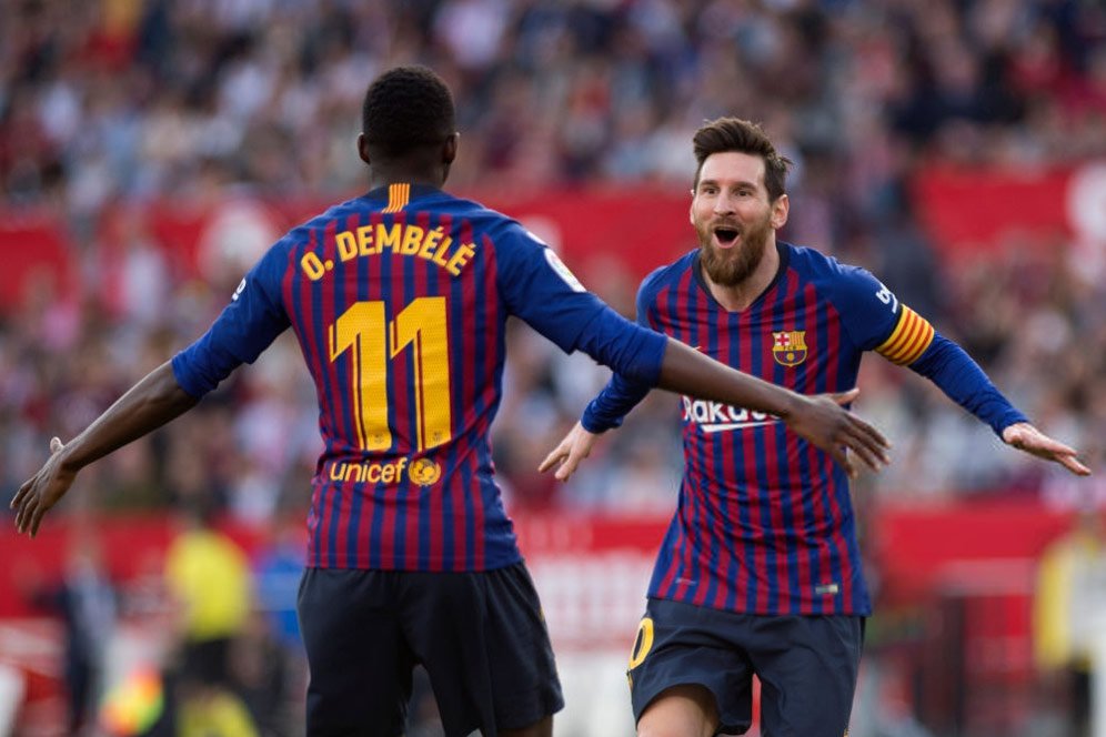 Kalahkan Sevilla, Lionel Messi Girang Bukan Kepalang Kalahkan Sevilla, Lionel Messi Girang Bukan Kepalang