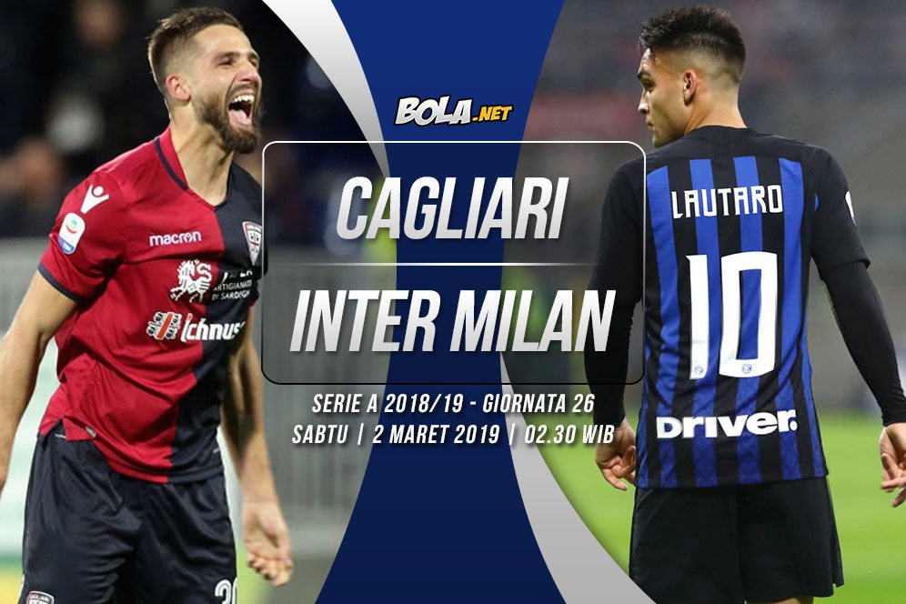Data dan Fakta Serie A: Cagliari vs Inter Milan Data dan Fakta Serie A: Cagliari vs Inter Milan