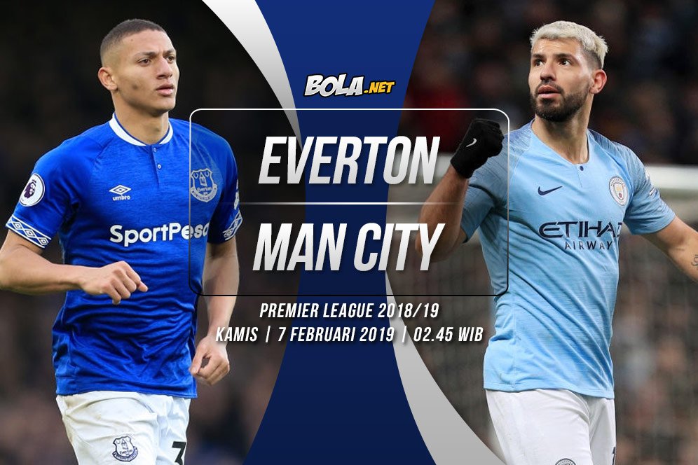 Data dan Fakta Premier League: Everton vs Manchester City Data dan Fakta Premier League: Everton vs Manchester City
