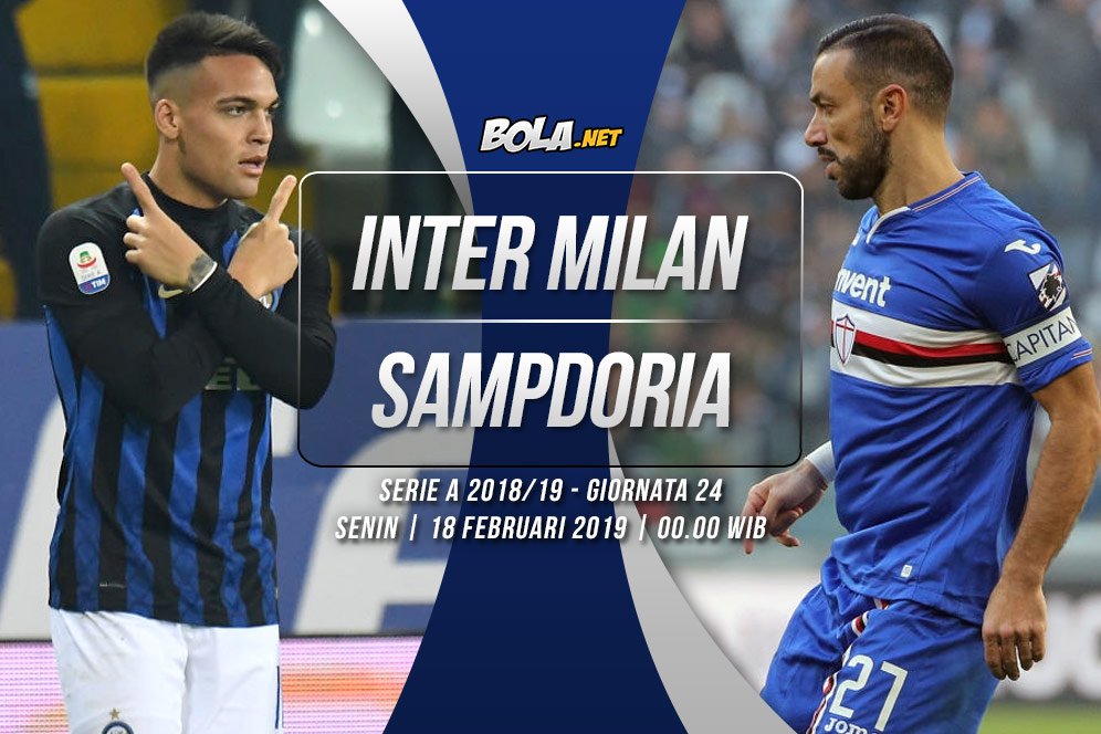 Data dan Fakta Serie A: Inter Milan vs Sampdoria Data dan Fakta Serie A: Inter Milan vs Sampdoria