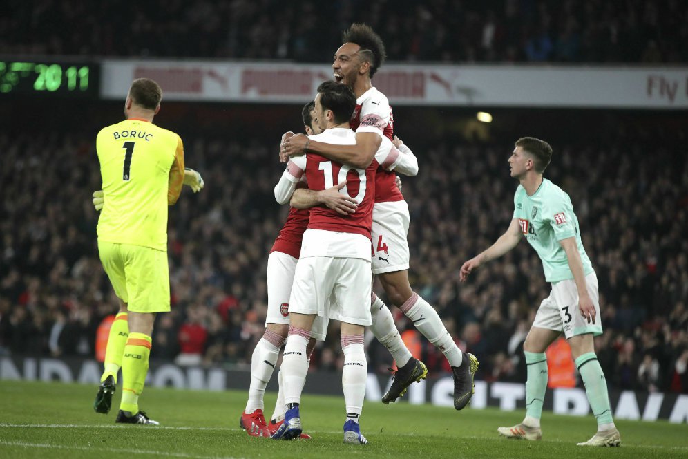 Hasil Pertandingan Arsenal vs Bournemouth: Skor 5-1