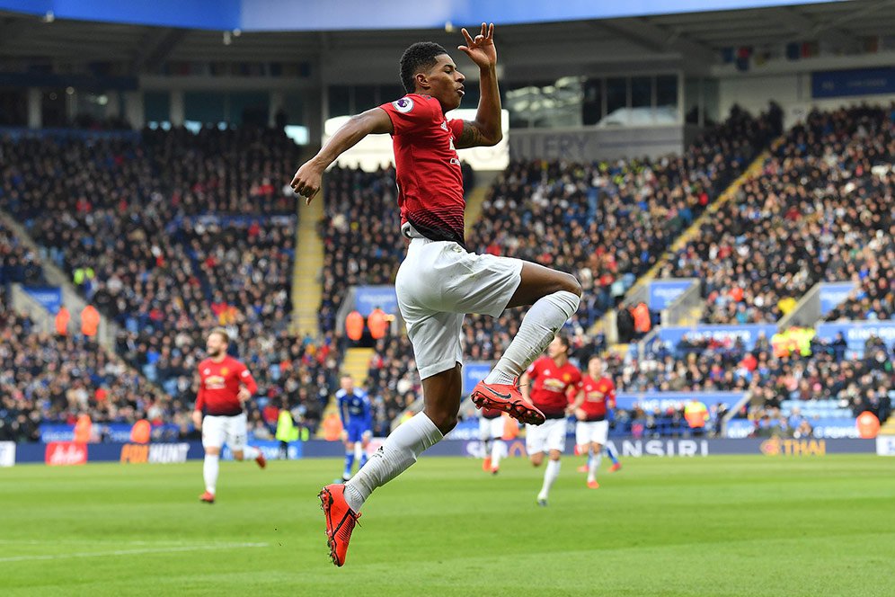 Lawan Leicester City, Rashford Bermain Sambil Menahan Cedera Lawan Leicester City, Rashford Bermain Sambil Menahan Cedera