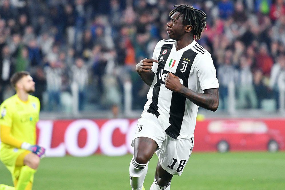 Jebol Gawang SPAL, Moise Kean Panen Rekor Lagi Jebol Gawang SPAL, Moise Kean Panen Rekor Lagi
