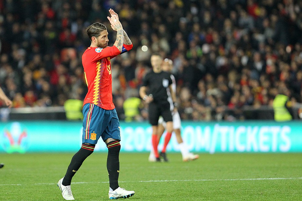 167 Caps, Sergio Ramos Samai Rekor Iker Casillas di Timnas Spanyol