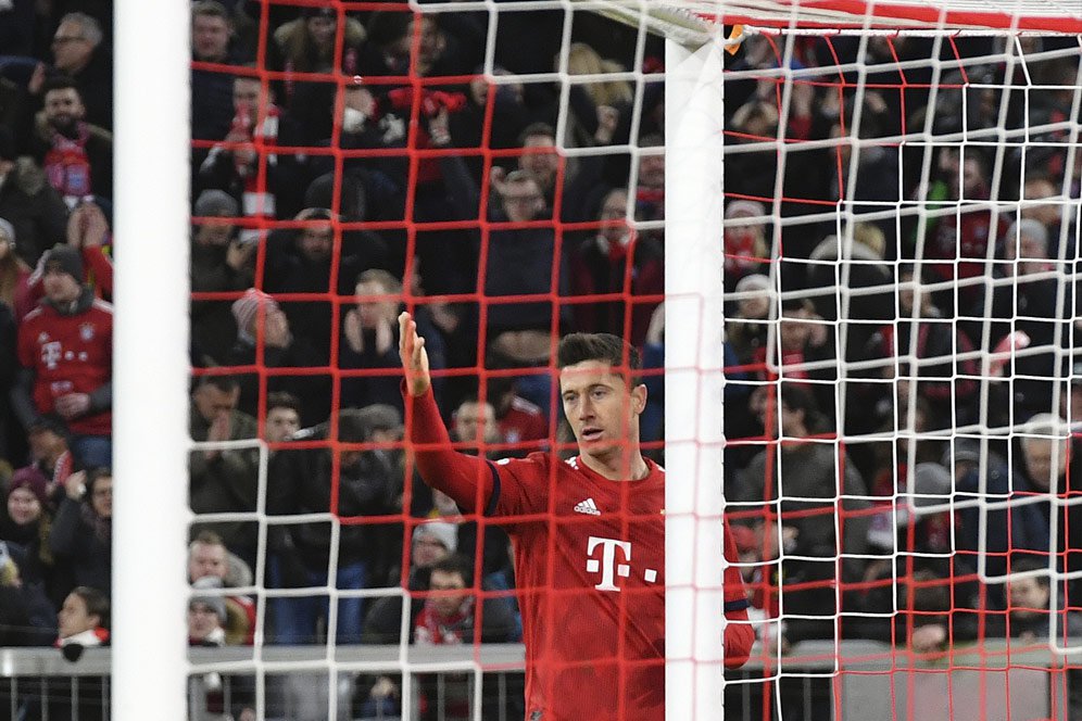 Bayern Tersingkir, Lewandowski Marah pada Pelatihnya Bayern Tersingkir, Lewandowski Marah pada Pelatihnya