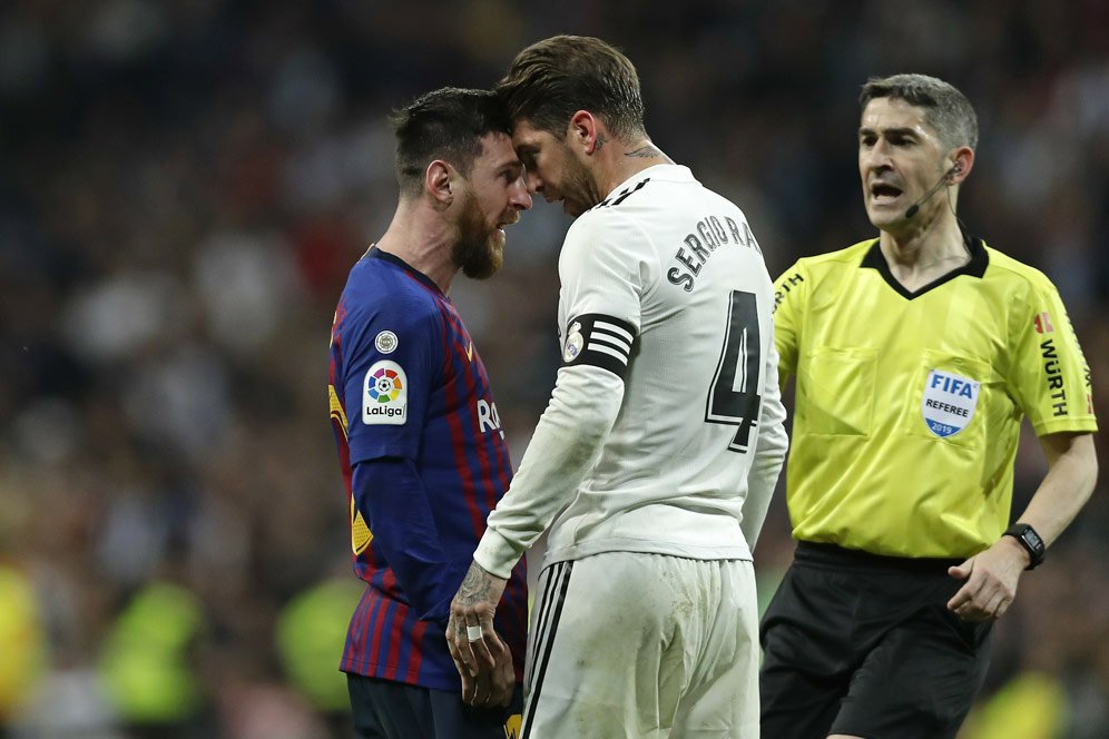 Mourinho Isyaratkan Ramos Memang Sengaja Sikut Messi Mourinho Isyaratkan Ramos Memang Sengaja Sikut Messi