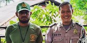 Berubah! Gelandang Persipura Ini Jadi Linmas dan Ikut Amankan Pemilu 2019