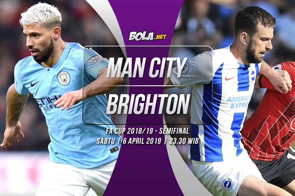Prediksi Manchester City vs Brighton 6 April 2019