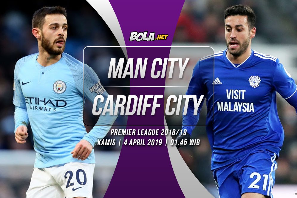 Data dan Fakta Premier League: Manchester City vs Cardiff City Data dan Fakta Premier League: Manchester City vs Cardiff City