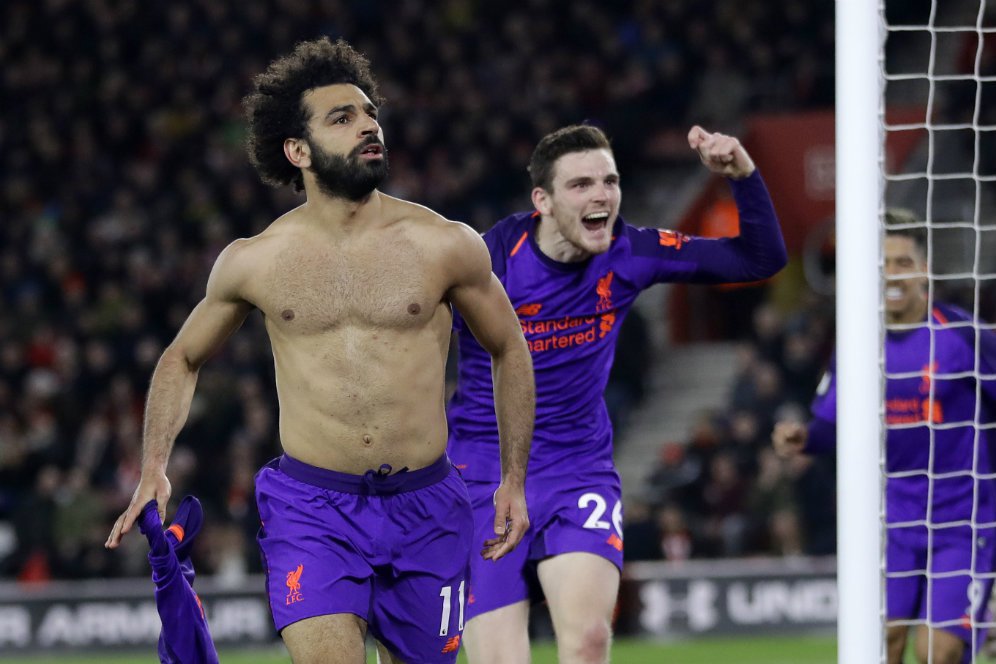 Bangganya Salah Pecahkan Rekor di Liverpool Bangganya Salah Pecahkan Rekor di Liverpool