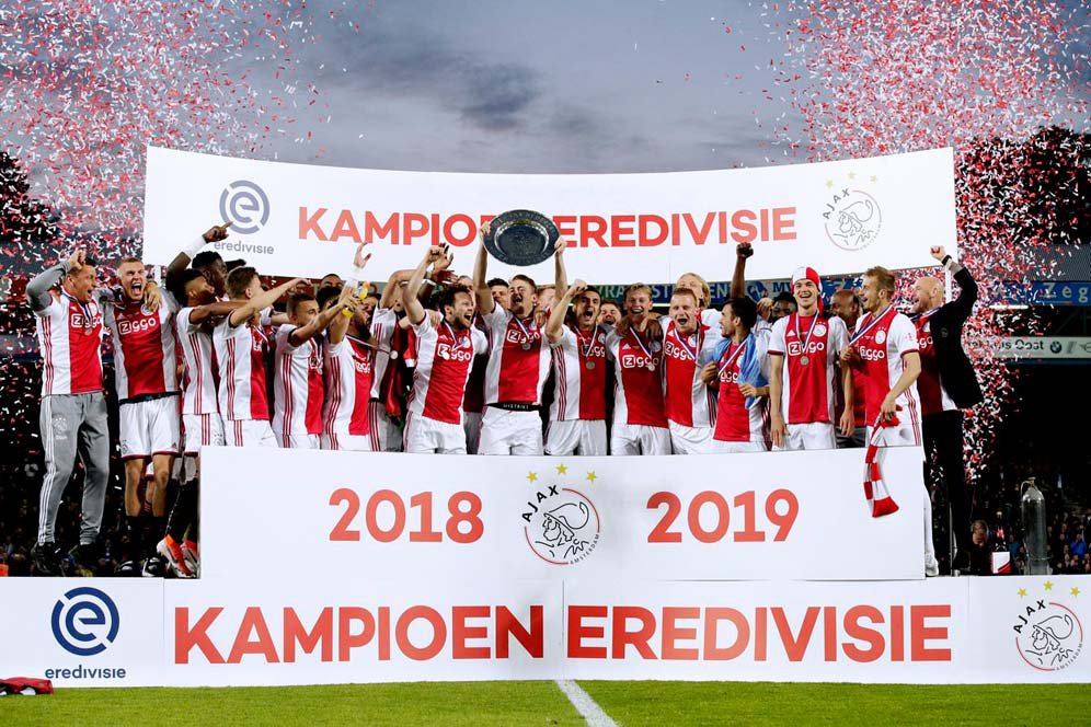 Ungguli PSV, Ajax Amsterdam Juara Eredivisie 2018-19