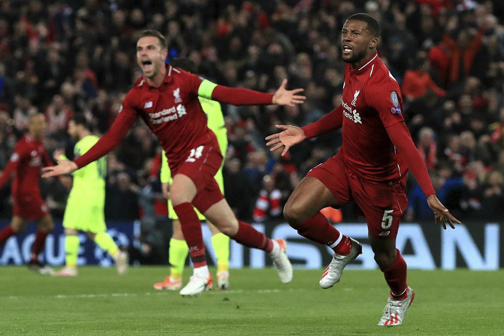 Dejavu! Gol Wijnaldum Menitnya Sama dengan Final Liga Champions 2005 Dejavu! Gol Wijnaldum Menitnya Sama dengan Final Liga Champions 2005