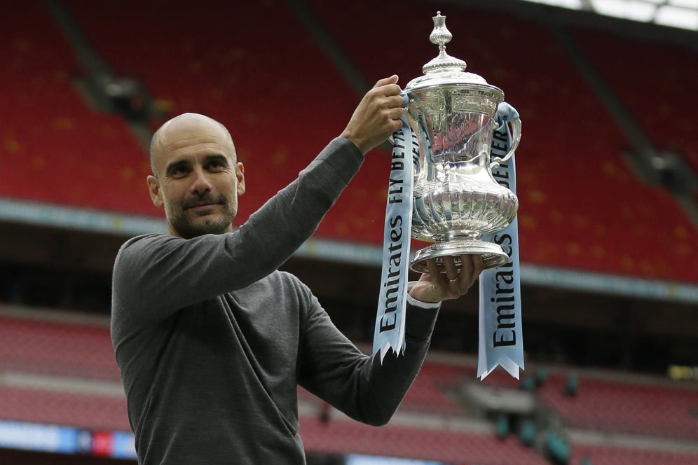 City Juara FA Cup, Guardiola Sanjung Pemainnya City Juara FA Cup, Guardiola Sanjung Pemainnya