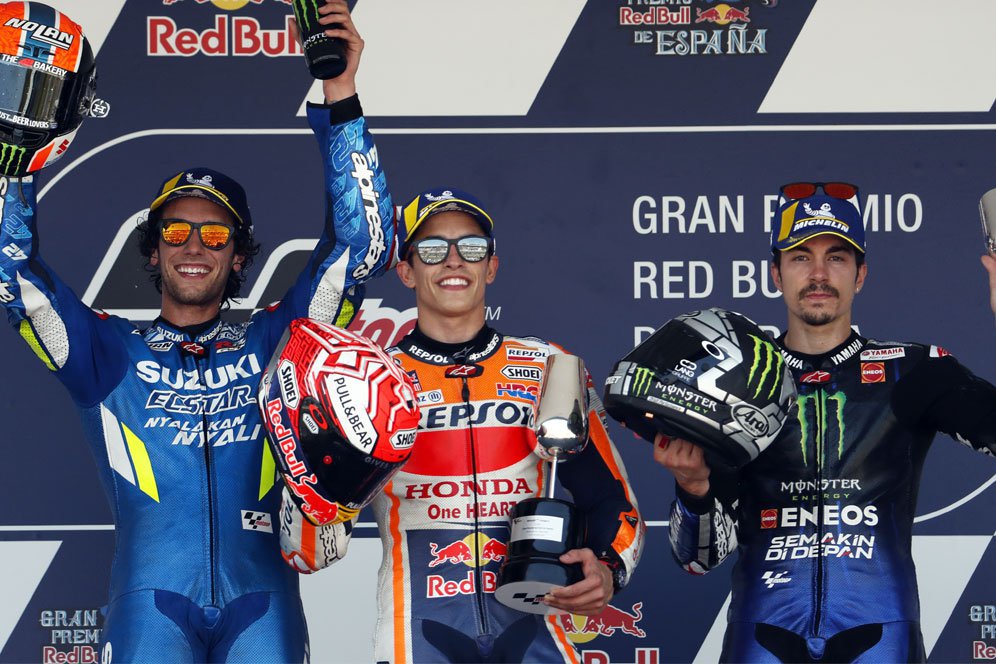 Marquez Tertua di Podium Jerez, Rossi: Abaikan Haters! Marquez Tertua di Podium Jerez, Rossi: Abaikan Haters!