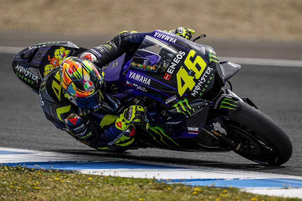 Tak Kejar Catatan Waktu, Rossi Akui Yamaha Alami Kemajuan Tak Kejar Catatan Waktu, Rossi Akui Yamaha Alami Kemajuan