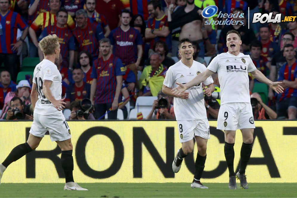 Hasil Pertandingan Barcelona vs Valencia: 1-2