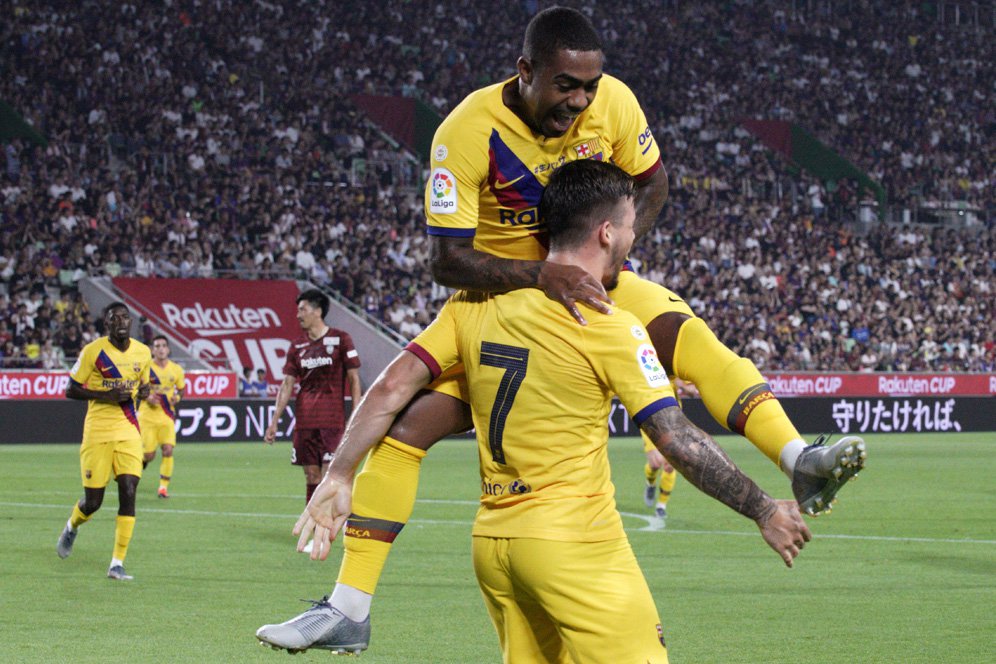 Barcelona Kalahkan Vissel Kobe, Rakitic dan Malcom Buktikan Diri Barcelona Kalahkan Vissel Kobe, Rakitic dan Malcom Buktikan Diri