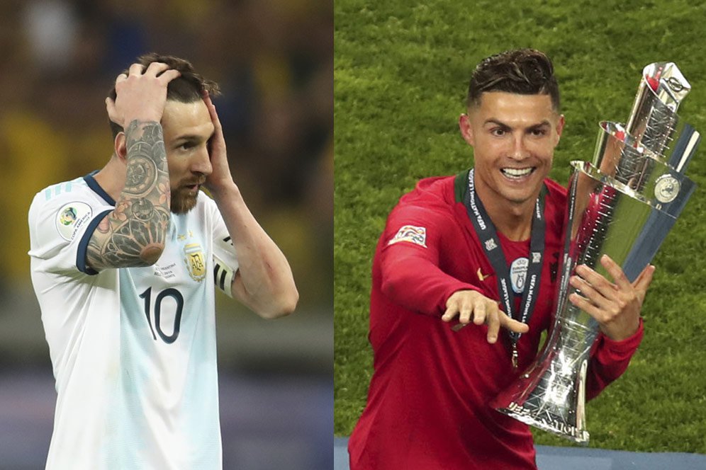 Gol Internasional: Cristiano Ronaldo Tindas Tim Lemah, Lionel Messi Momok Tim Kuat