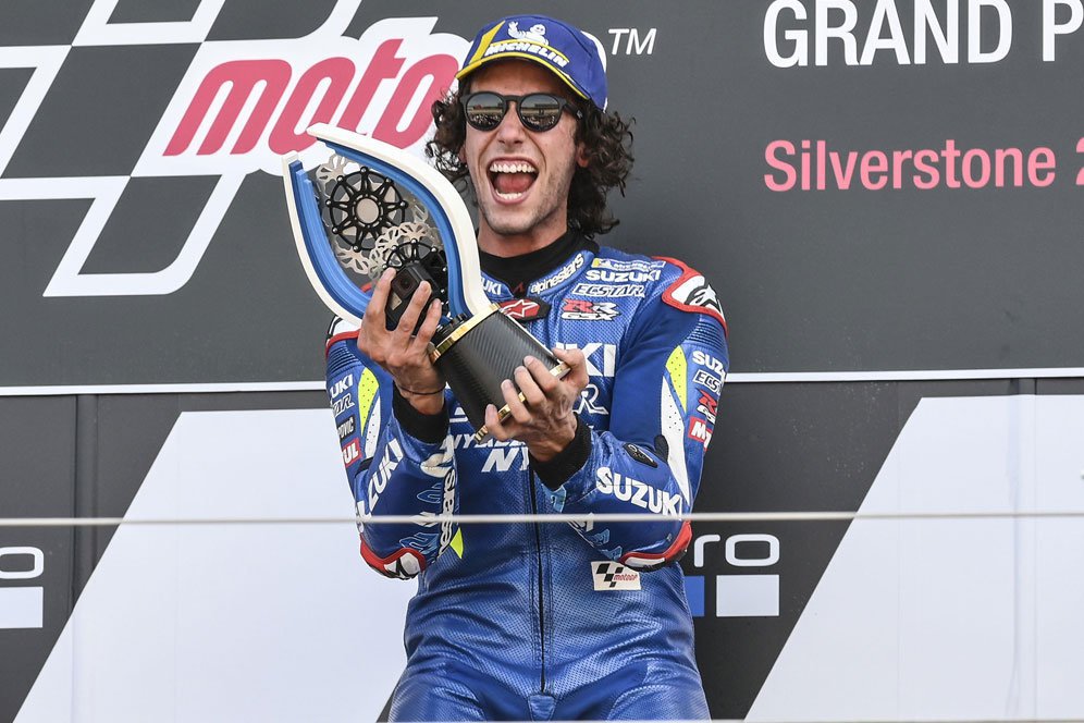 Bekuk Marc Marquez di Garis Finis, Alex Rins Kaget Bisa Menang Bekuk Marc Marquez di Garis Finis, Alex Rins Kaget Bisa Menang