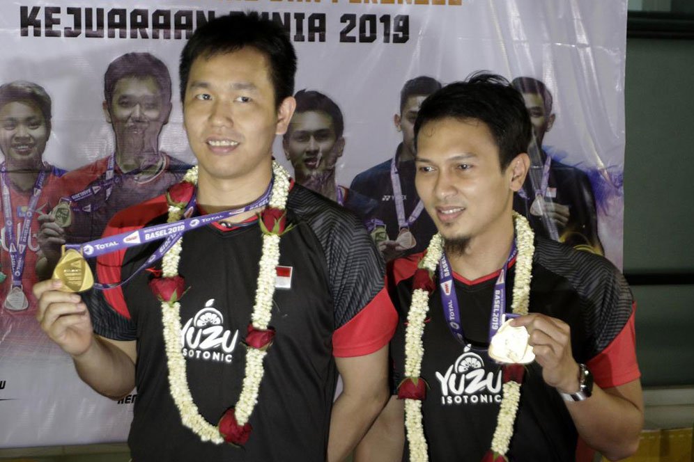 Juara Dunia, Ahsan/Hendra Langsung Fokus China dan Korea Open Juara Dunia, Ahsan/Hendra Langsung Fokus China dan Korea Open