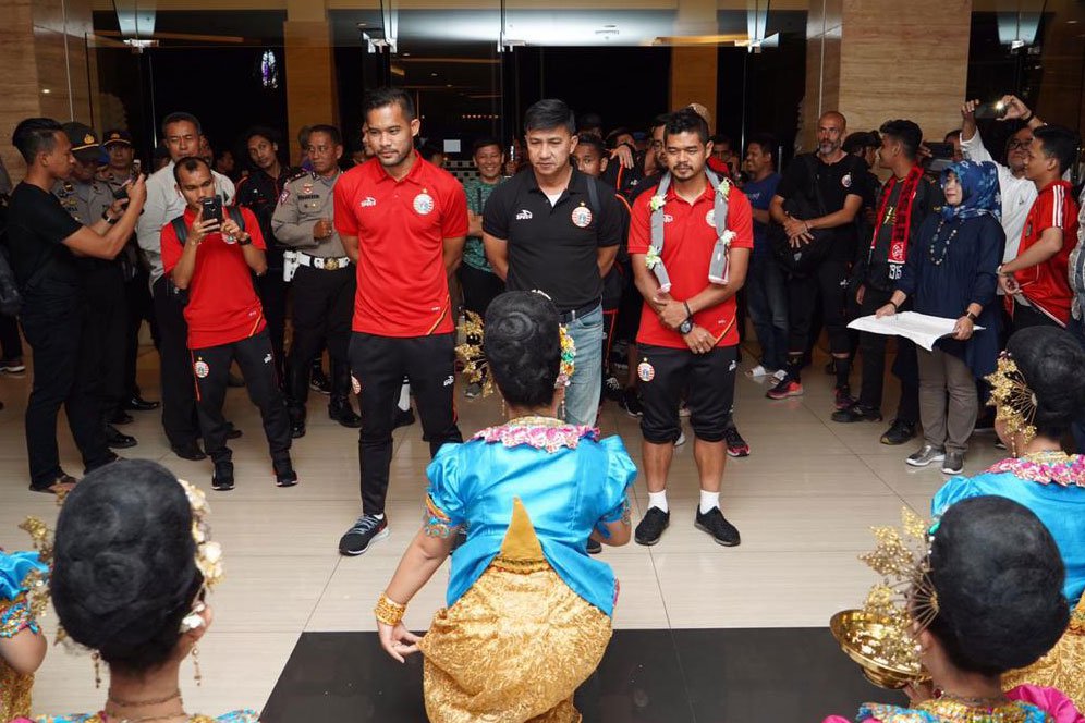 Persija Disambut Hangat di Makassar Persija Disambut Hangat di Makassar