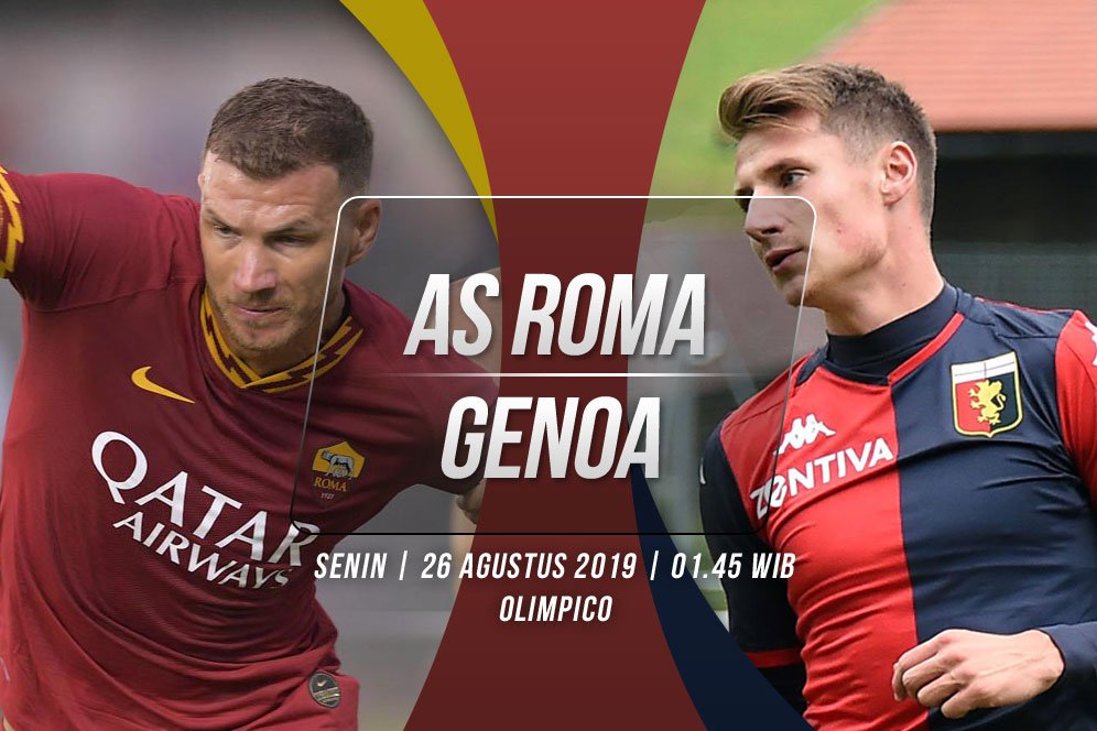 Prediksi AS Roma vs Genoa 26 Agustus 2019 Prediksi AS Roma vs Genoa 26 Agustus 2019