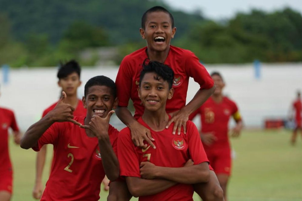 Timnas Indonesia U-15 Beruntung Lawan Korsel dan Montenegro di Myanmar