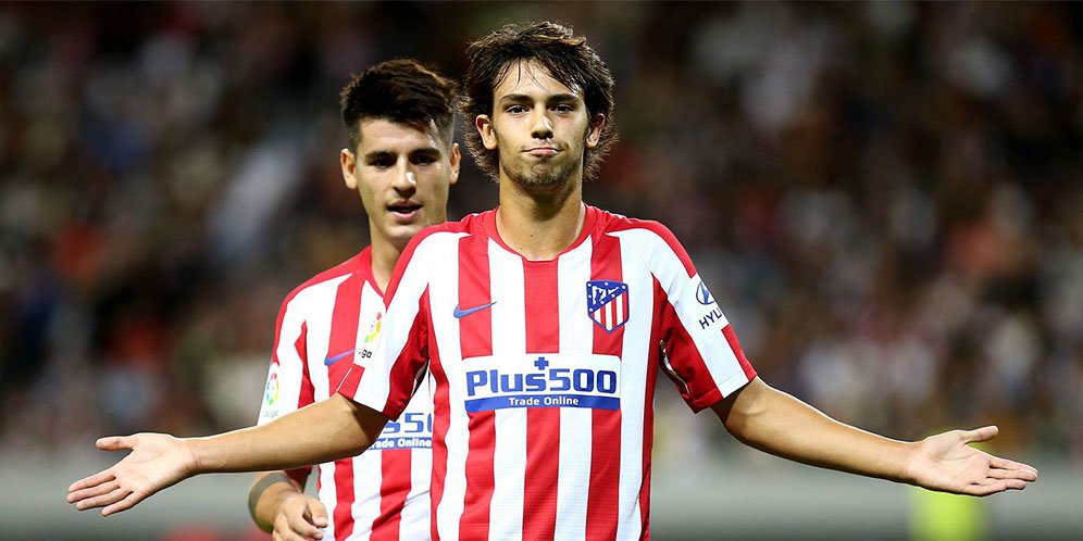 Joao Felix merayakan golnya ke gawang Juventus (c) Atletico Madrid Official