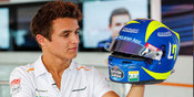 Lando Norris Pakai Corak Helm Valentino Rossi di F1 Italia Lando Norris Pakai Corak Helm Valentino Rossi di F1 Italia