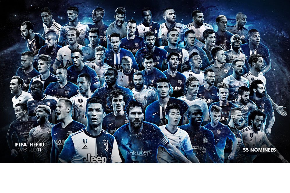 Inilah 55 Nominasi FIFPro World XI 2019, Ada Van Dijk, Messi, Pogba, Ronaldo Inilah 55 Nominasi FIFPro World XI 2019, Ada Van Dijk, Messi, Pogba, Ronaldo