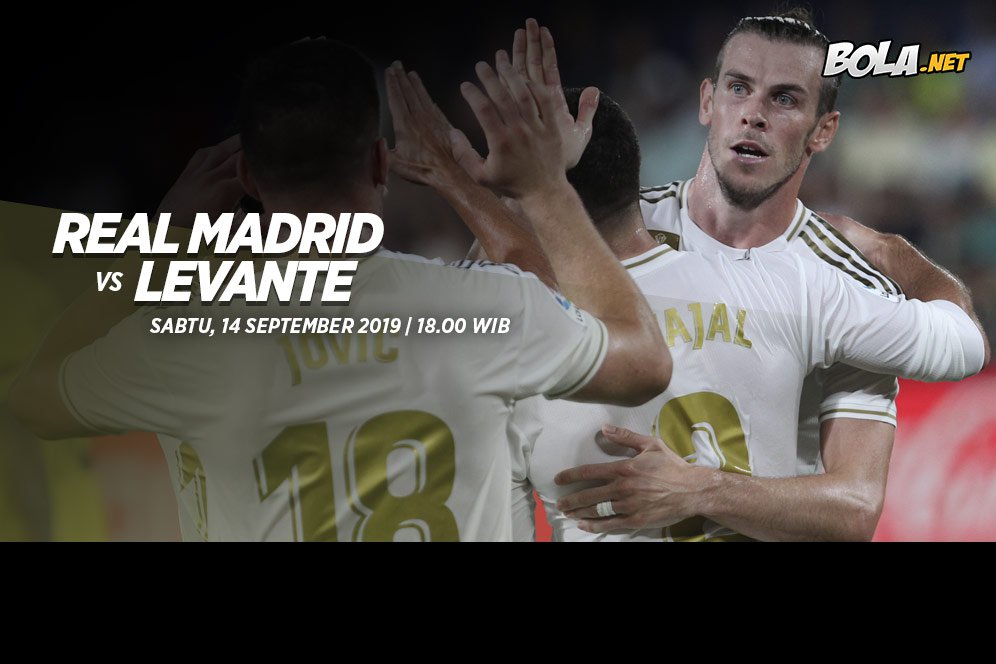 Data dan Fakta La Liga: Real Madrid vs Levante