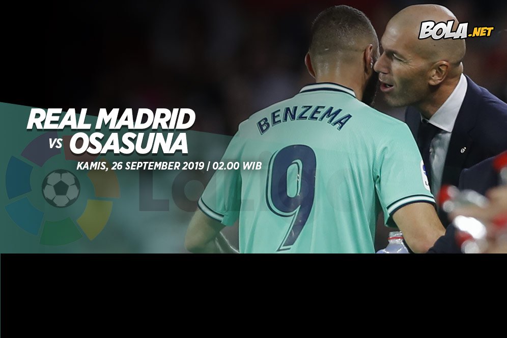 Prediksi Real Madrid vs Osasuna 26 September 2019