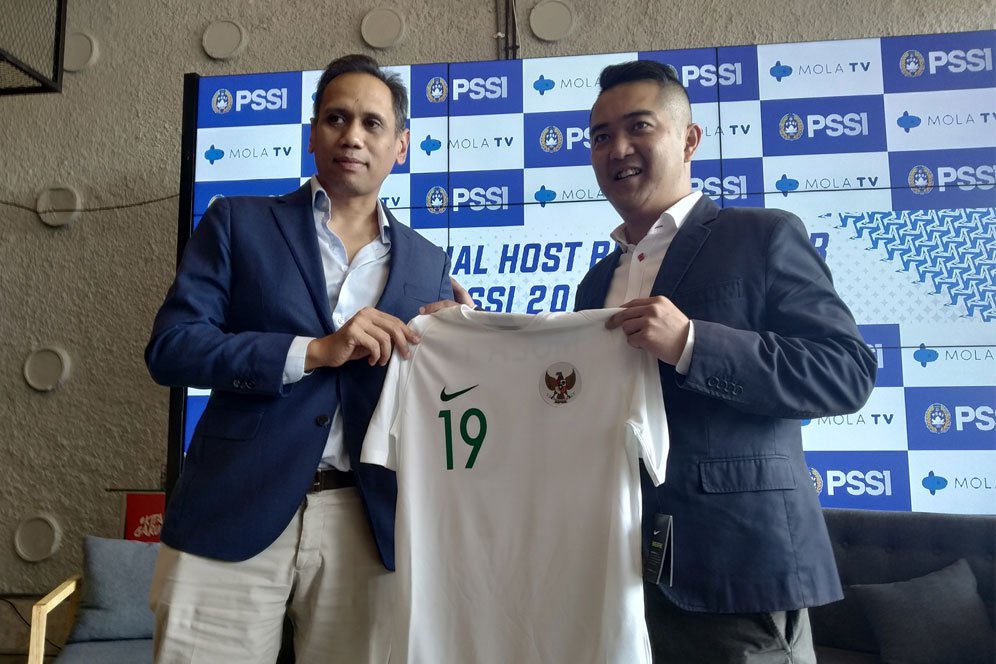 PSSI dan Mola TV Ikat Kerja Sama 3 Tahun untuk Tayangkan Timnas Indonesia PSSI dan Mola TV Ikat Kerja Sama 3 Tahun untuk Tayangkan Timnas Indonesia