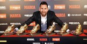 Lionel Messi Raih Sepatu Emas, Sang Anak Malah Jadi Pusat Perhatian Lionel Messi Raih Sepatu Emas, Sang Anak Malah Jadi Pusat Perhatian