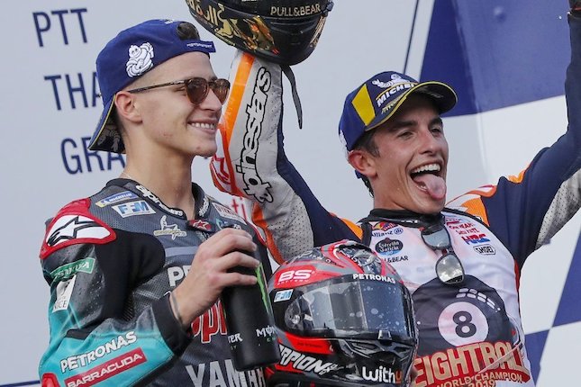 Pujian untuk Fabio Quartararo Pujian untuk Fabio Quartararo