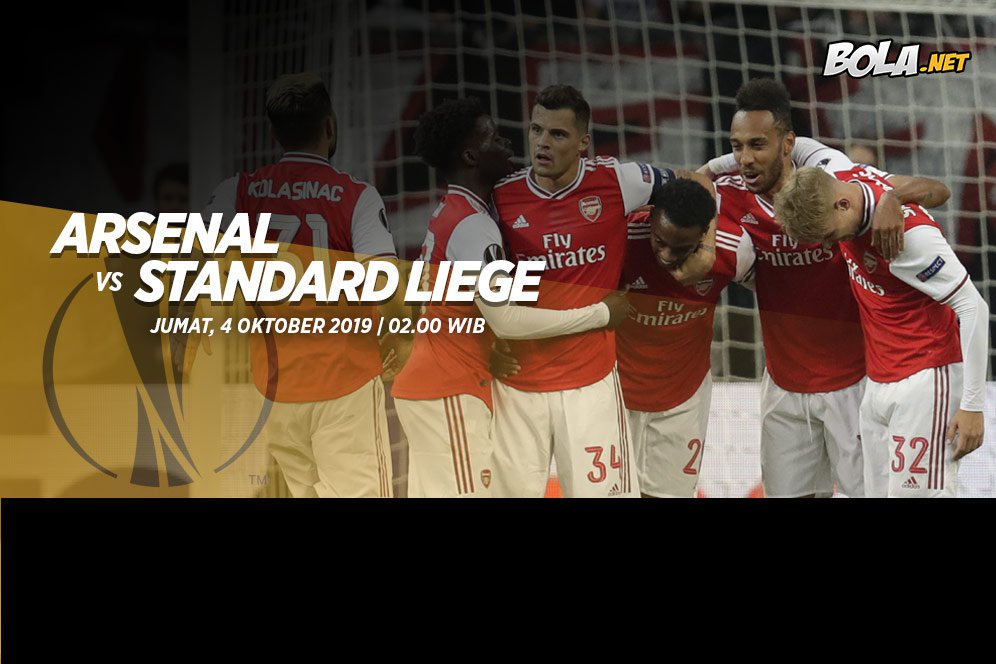 Prediksi Arsenal vs Standard Liege 4 Oktober 2019 Prediksi Arsenal vs Standard Liege 4 Oktober 2019