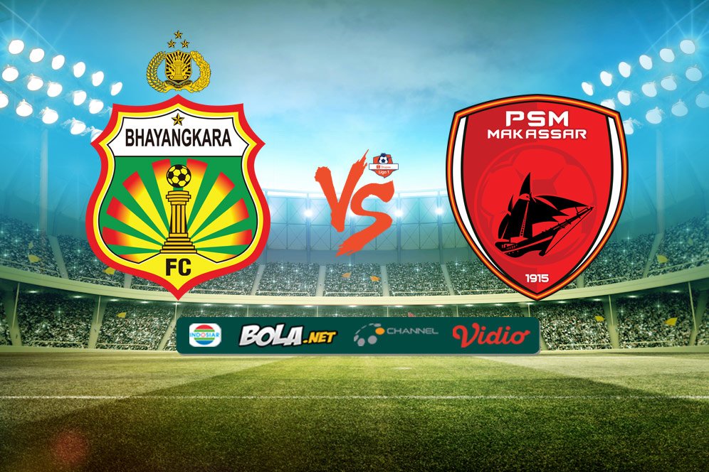 Hasil Pertandingan Bhayangkara FC vs PSM Makassar: Skor 3-2