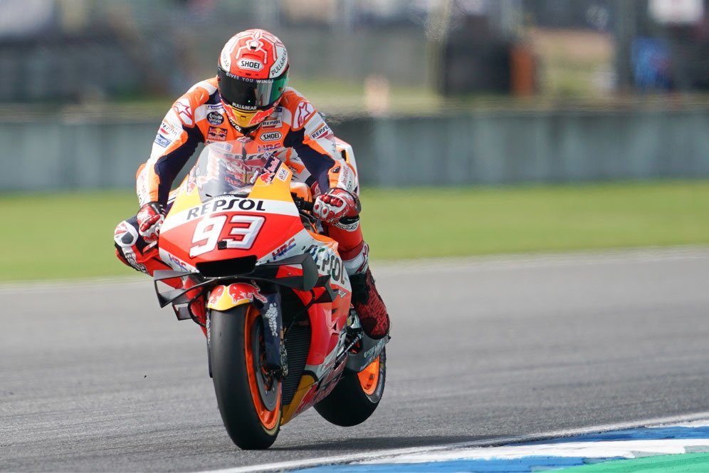 Galeri Foto: Kecelakaan Hebat Marc Marquez di MotoGP Thailand Galeri Foto: Kecelakaan Hebat Marc Marquez di MotoGP Thailand