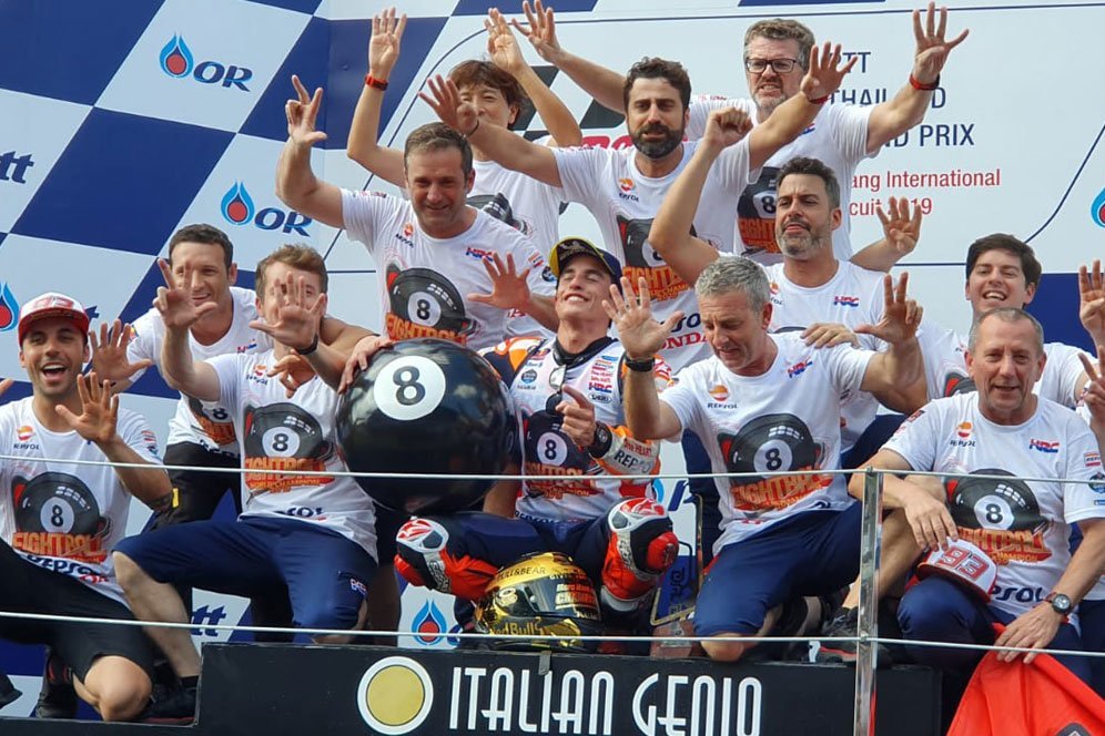 Lika-Liku Marc Marquez Kunci Gelar Dunia di MotoGP Thailand