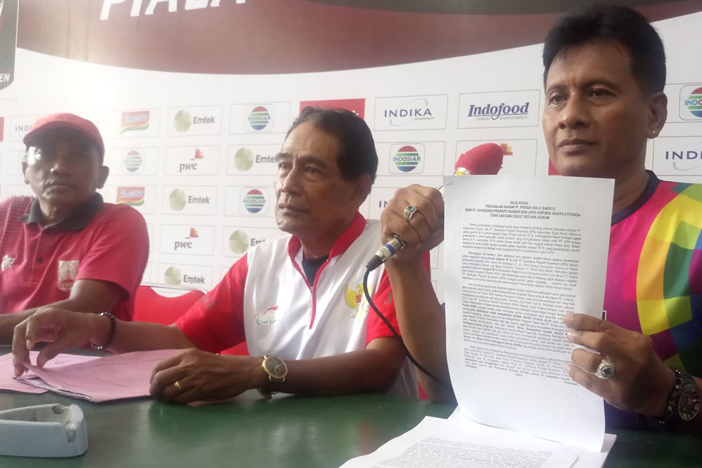 70% Saham Persis Solo Dijual, 26 Klub Internal Tempuh Jalur Hukum 70% Saham Persis Solo Dijual, 26 Klub Internal Tempuh Jalur Hukum