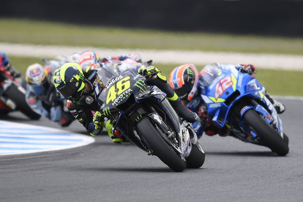 Valentino Rossi Emosional Sempat Pimpin MotoGP Australia Valentino Rossi Emosional Sempat Pimpin MotoGP Australia