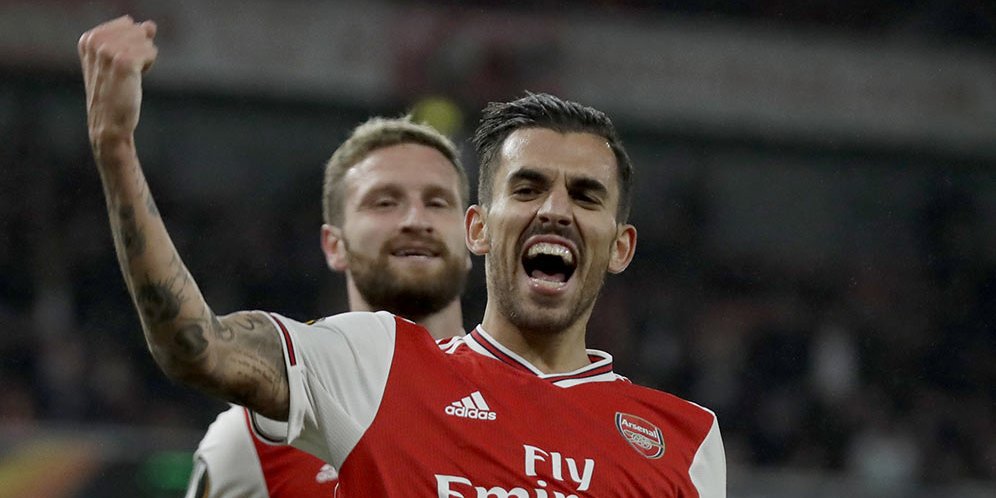 Pemain Arsenal, Dani Ceballos. (c) AP Photo