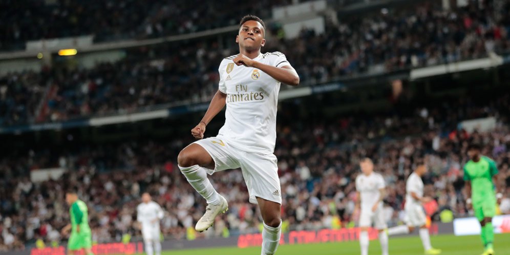 Bintang muda Real Madrid, Rodrygo (c) AP Photo