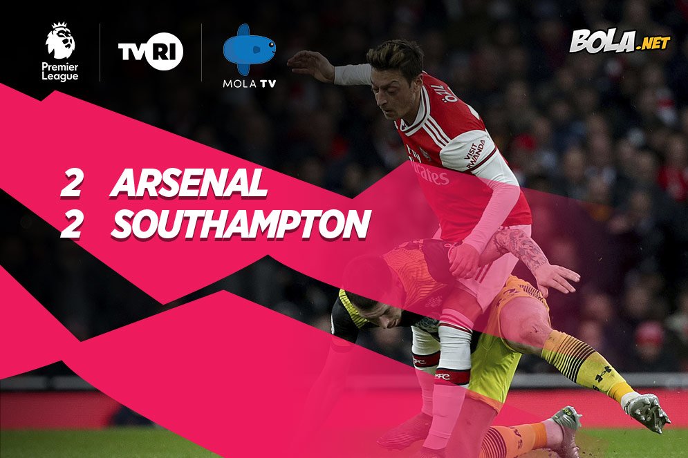 Hasil Pertandingan Arsenal vs Southampton: Skor 2-2 Hasil Pertandingan Arsenal vs Southampton: Skor 2-2