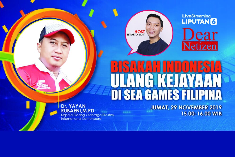 Yuk Tonton Live Streaming Dear Netizen: Bisakah Indonesia Ulang Kejayaan di SEA Games Filipina? Yuk Tonton Live Streaming Dear Netizen: Bisakah Indonesia Ulang Kejayaan di SEA Games Filipina?