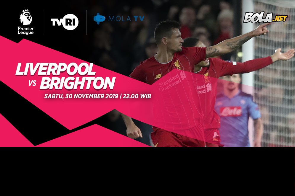 Live Streaming Liverpool vs Brighton di Mola TV Live Streaming Liverpool vs Brighton di Mola TV
