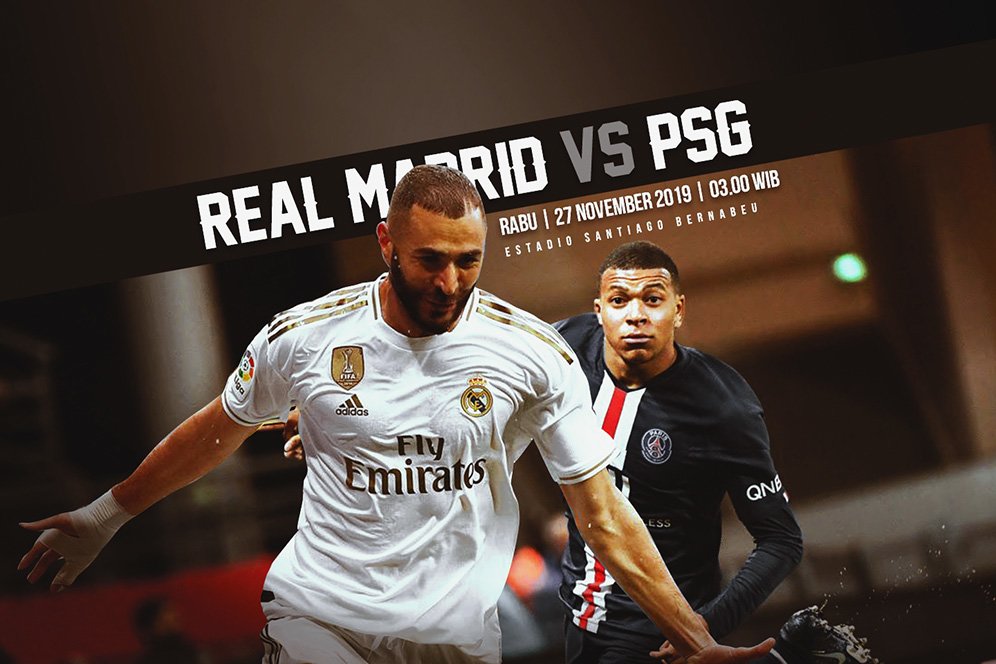 Prediksi Real Madrid vs PSG 27 November 2019